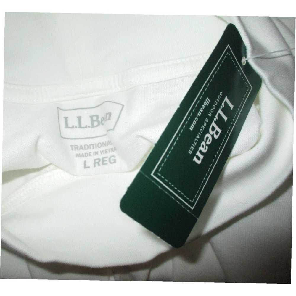 Vintage Authentic L.L. Bean White Long Sleeve Moc… - image 6