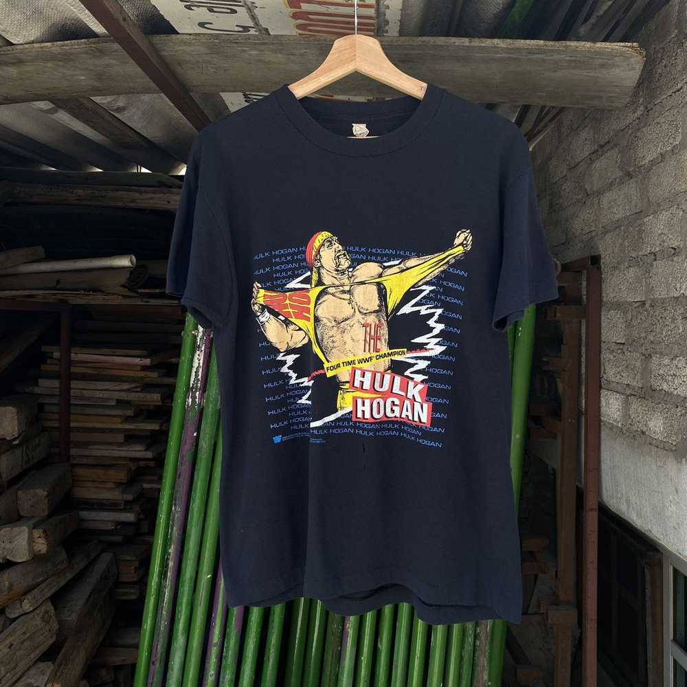 Vintage × Wwe × Wwf Vintage 1992 Hulk Hogan Tee - image 1