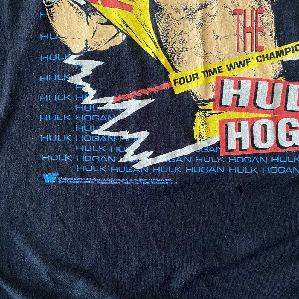 Vintage × Wwe × Wwf Vintage 1992 Hulk Hogan Tee - image 3