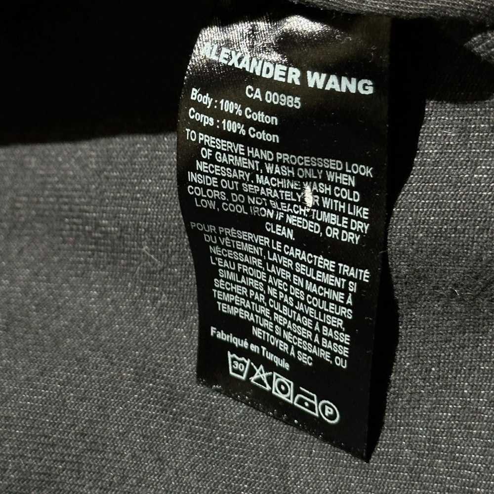 Alexander Wang Oversized hooded distressed denim … - image 4