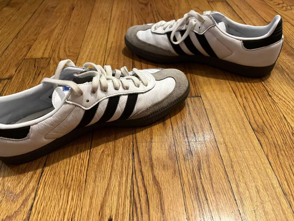 Adidas White Sambas (OGs w/ Cowhide Leather) - image 2