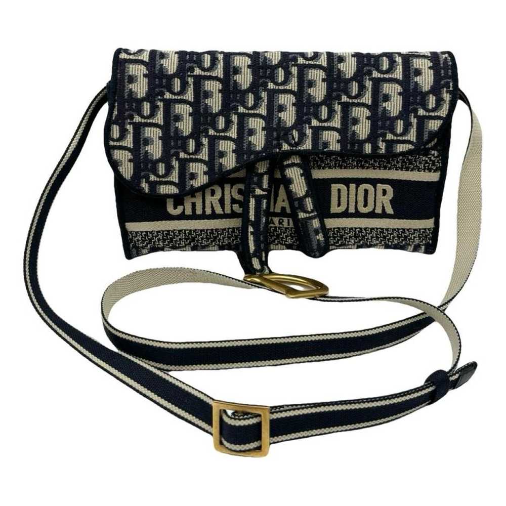 Dior Saddle rectangular cloth handbag - image 1