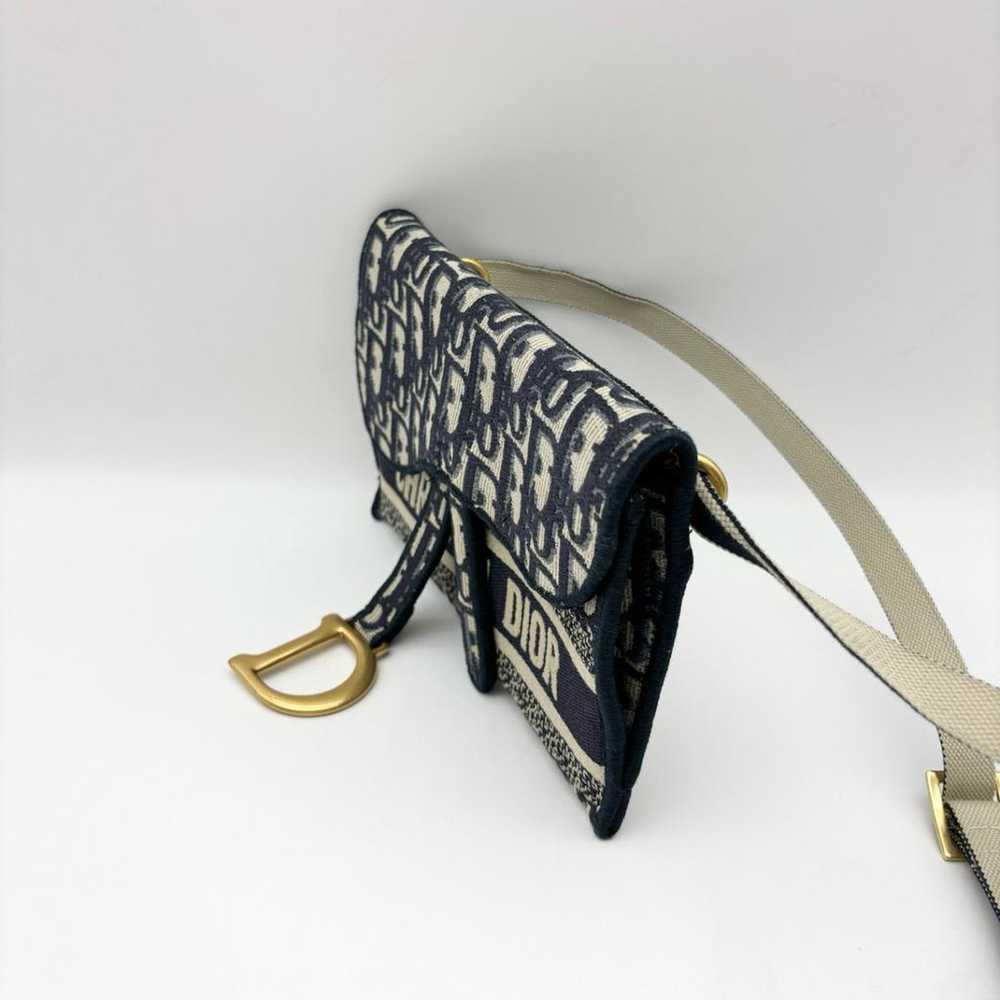 Dior Saddle rectangular cloth handbag - image 4