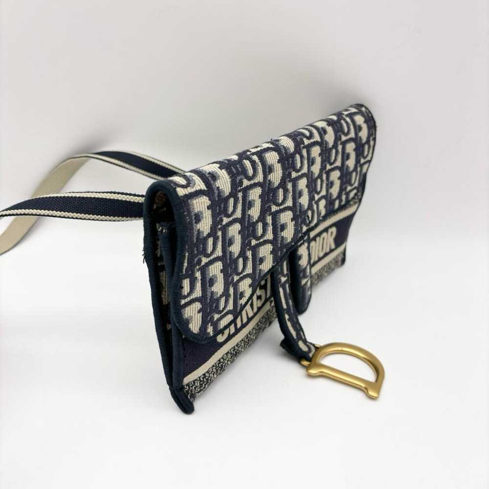 Dior Saddle rectangular cloth handbag - image 5