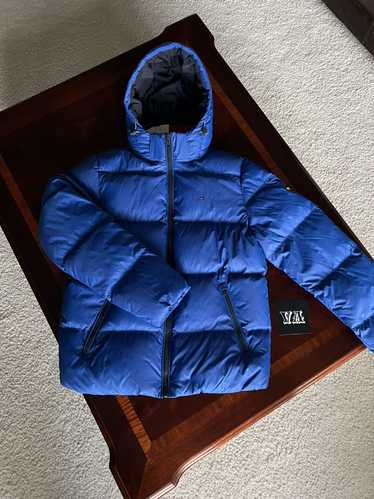 Tommy Hilfiger Royal blue down puffer jacket