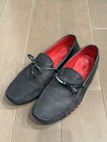 Tod's Tod’s x Ferrari Black Nubuck Driving Shoes