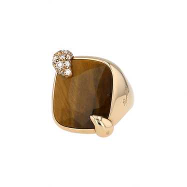 Pomellato Ritratto medium model ring in pink gold… - image 1