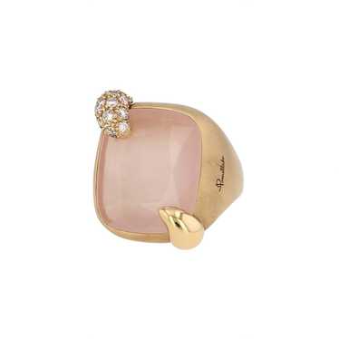 Pomellato Ritratto medium model ring in pink gold 