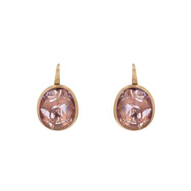 Pomellato Arabesques earrings in pink gold and am… - image 1