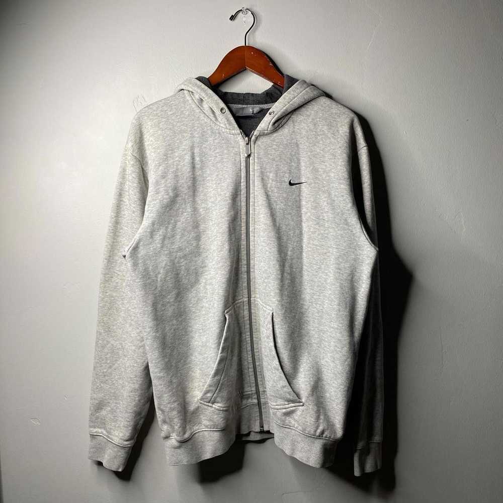 Nike Y2k Vintage Gray Nike Zip - image 1