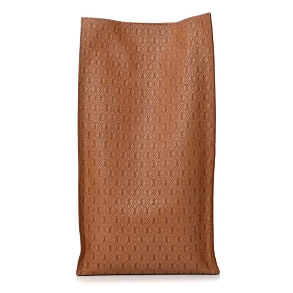 SAINT LAURENT Calfskin Monogram Deli Paper Bag Vi… - image 1