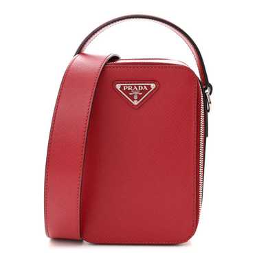 PRADA Saffiano Travel Brique Crossbody Messenger … - image 1