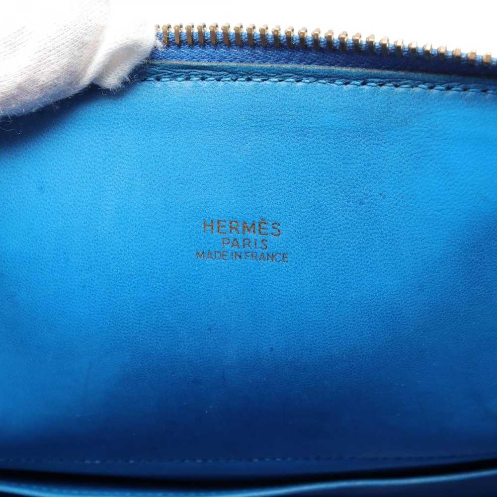 Hermes Hermes Clemence Bolide 35 Leather Handbag … - image 4