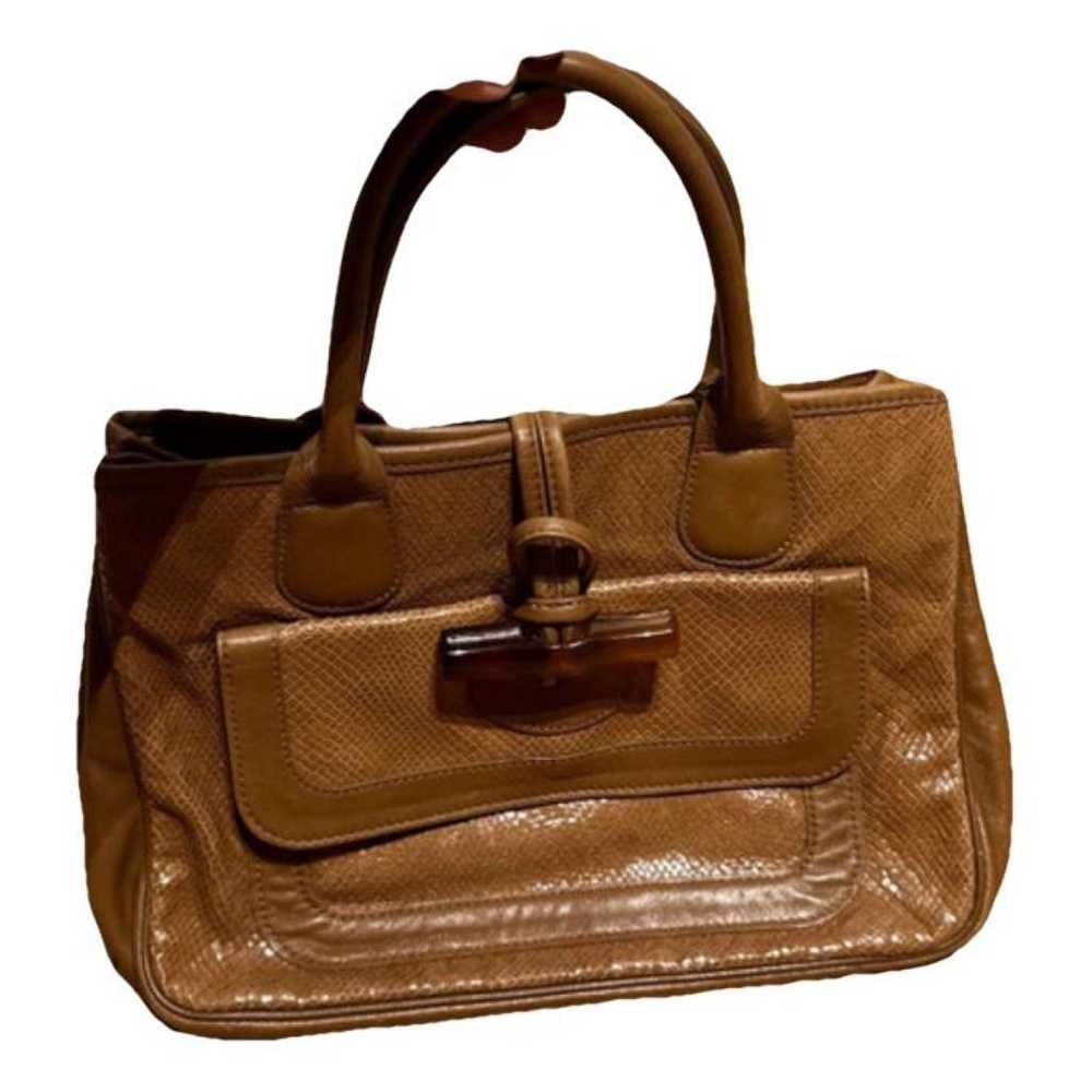 Longchamp Mademoiselle leather handbag - image 1