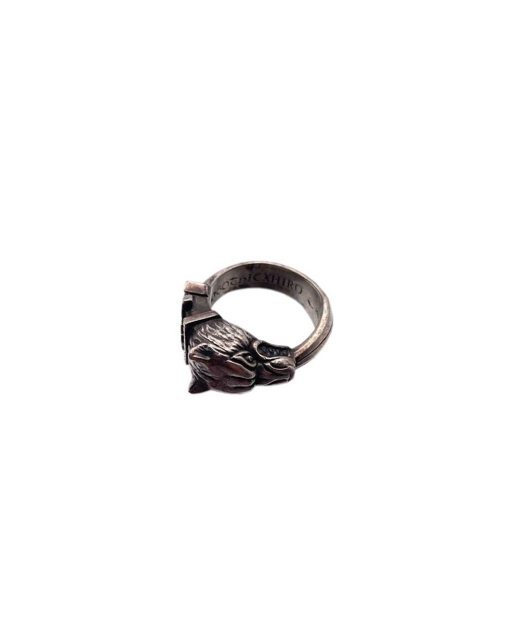 Yohji Yamamoto .950 Silver Wolf Ring - image 1