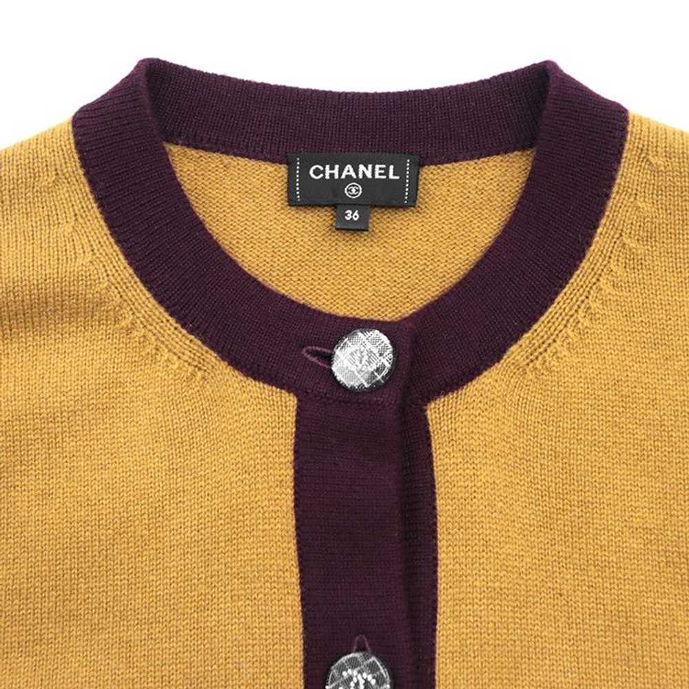 Chanel Chanel CC Button Cashmere Cardigan Sweater - image 4