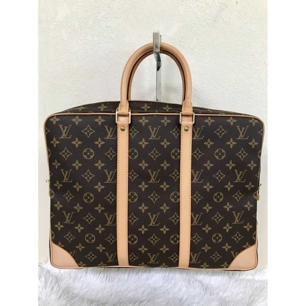 Louis Vuitton Leather travel bag - image 2