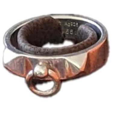 Hermès Collier de chien silver ring - image 1