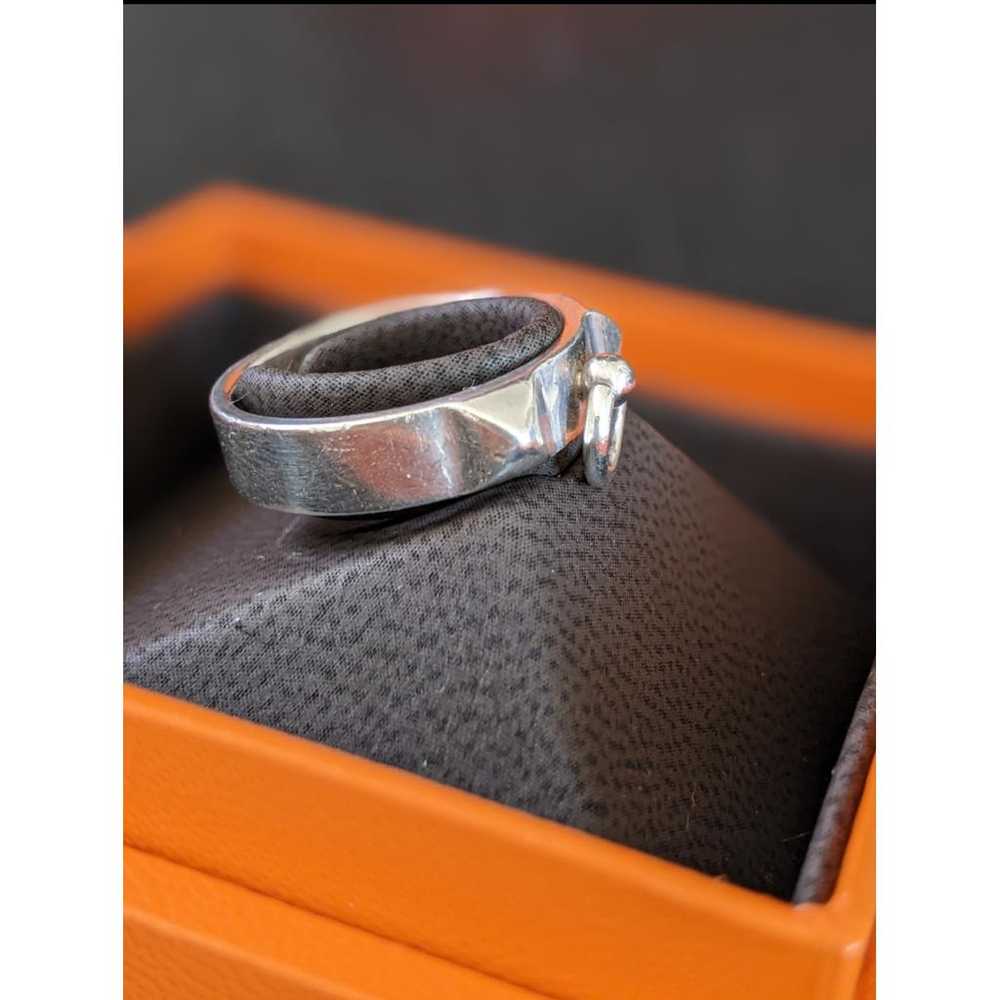 Hermès Collier de chien silver ring - image 3