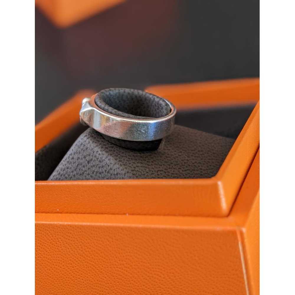 Hermès Collier de chien silver ring - image 4