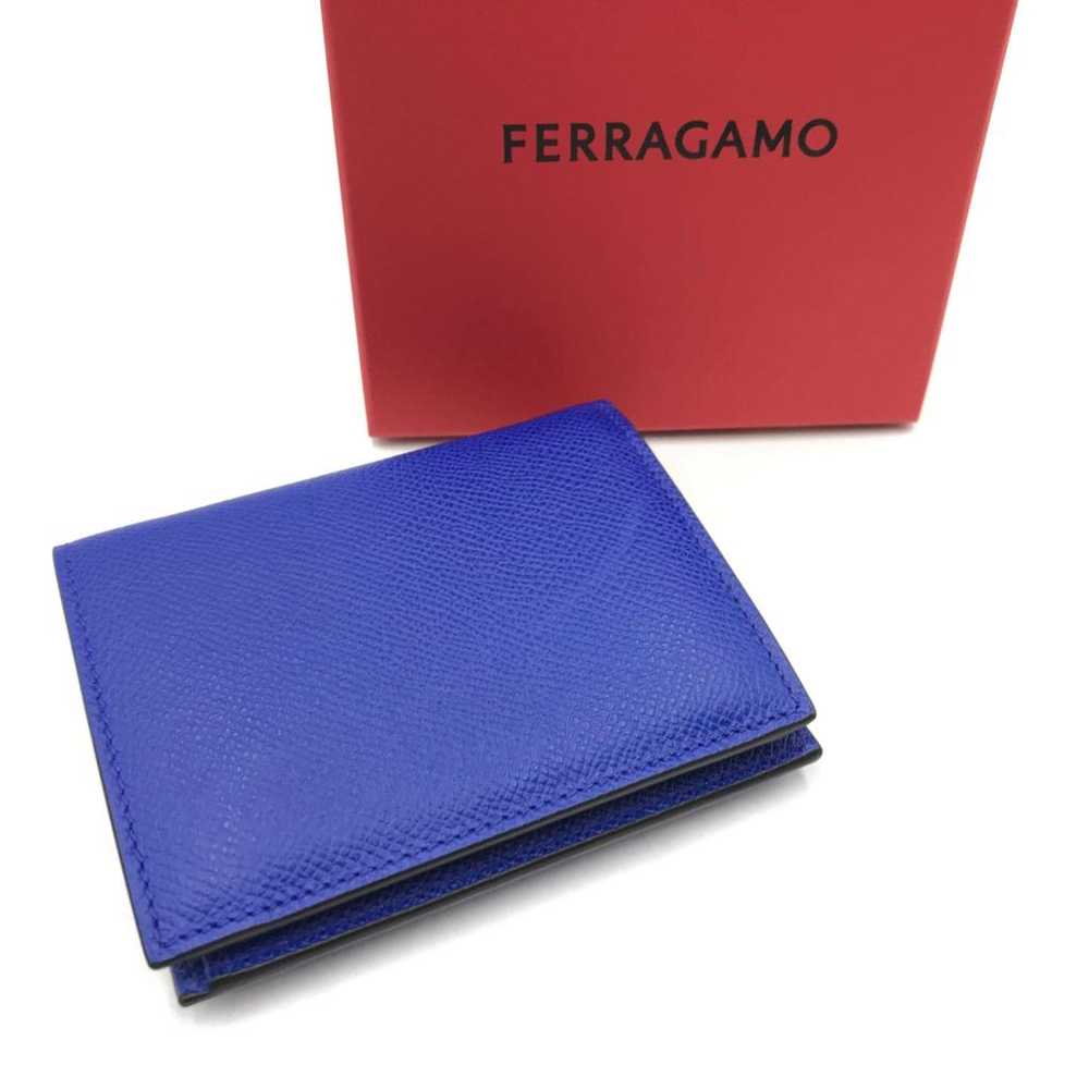 Salvatore Ferragamo Leather card wallet - image 3