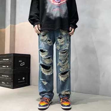 Distressed Denim × Japanese Brand × Streetwear De… - image 1