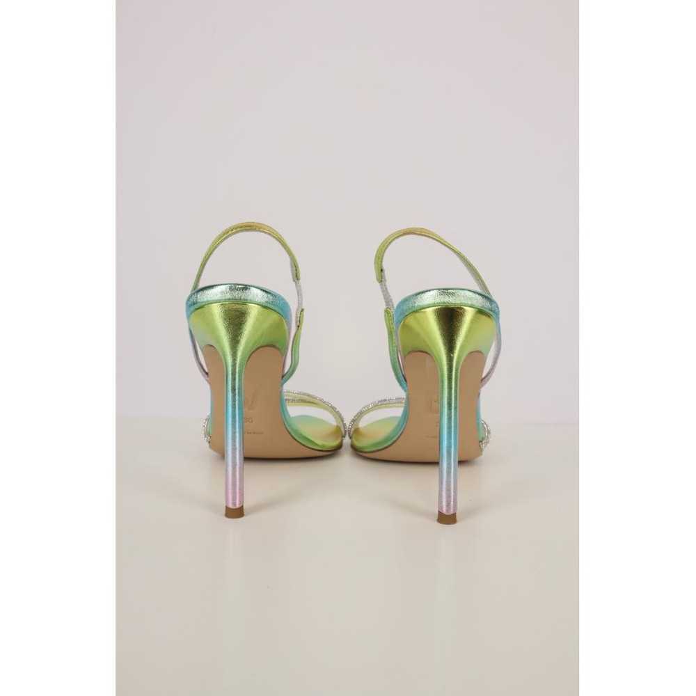 Bettina Vermillon Leather sandal - image 3