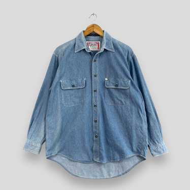 Budweiser × Distressed Denim × Vintage Vintage BU… - image 1