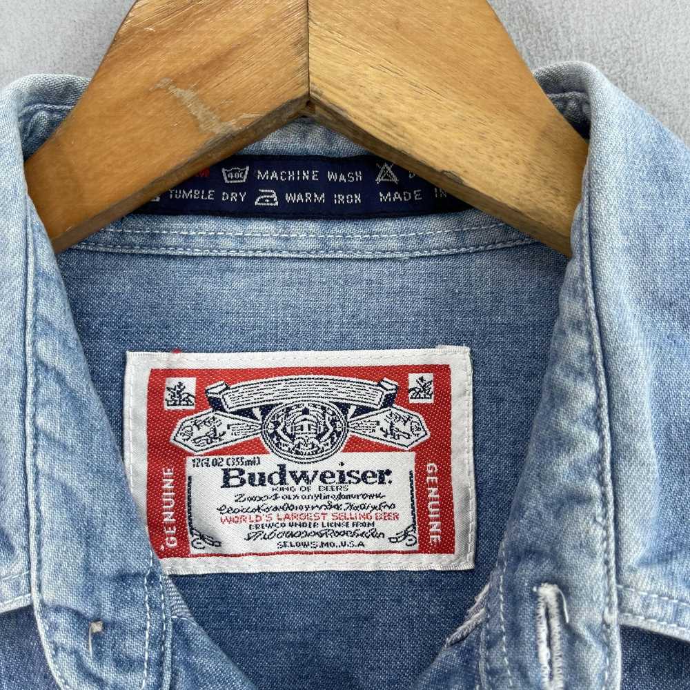 Budweiser × Distressed Denim × Vintage Vintage BU… - image 6