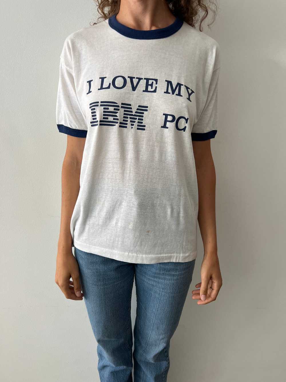 80s I Love My IBM Computer Tee - image 1