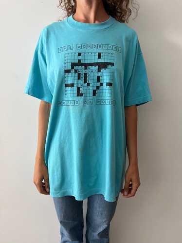 Wonderful World Of Words Crossword Puzzle Tee