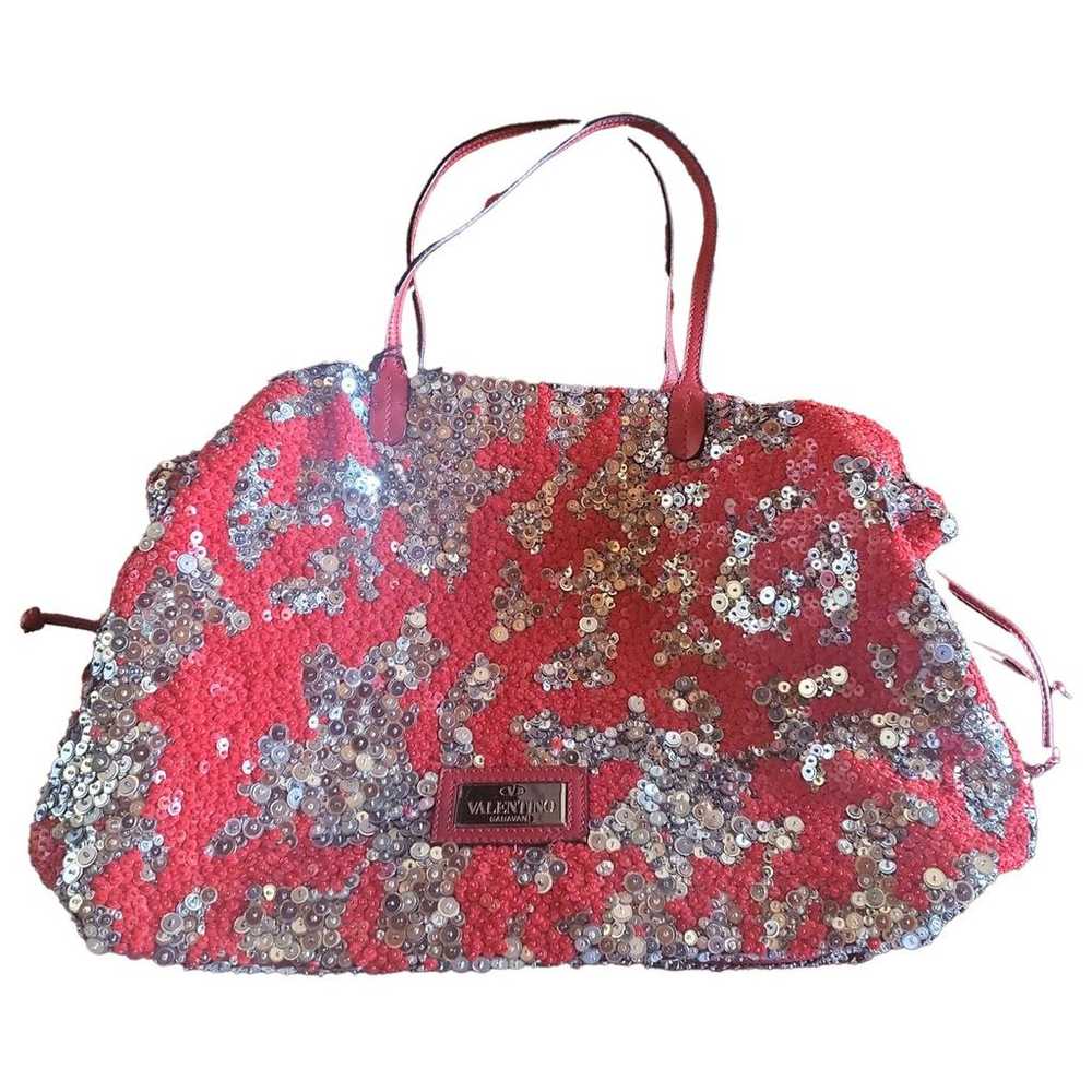 Valentino Garavani Glitter tote - image 1