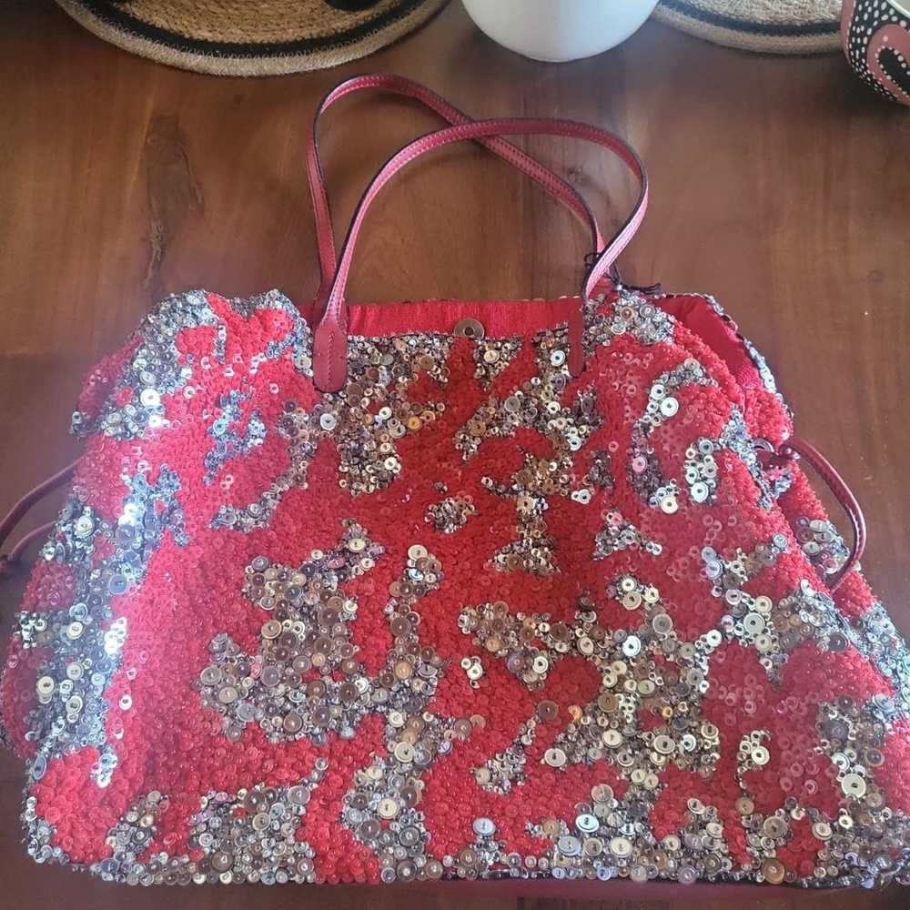 Valentino Garavani Glitter tote - image 6