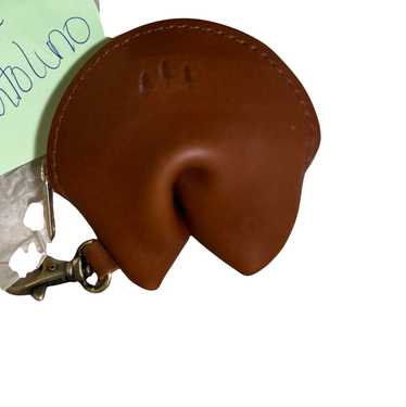 Portland Leather Fortune Cookie Keychain - image 1