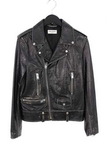 レザージャケット・コート SAINT LAURENT LEATHER JACKETS Saint Laurent Leather Jacket, Size 48 IT