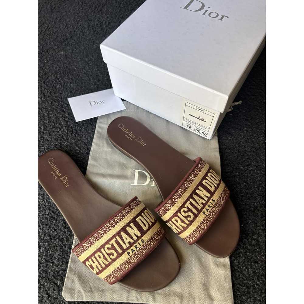 Dior Dway cloth mules - image 2