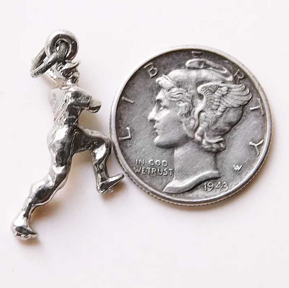 Sterling BASEBALL BATTER Vintage Charm - Baseball… - image 2