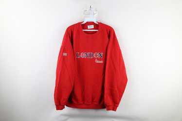 Vintage Vintage 90s Harrods London Spell Out Crew… - image 1