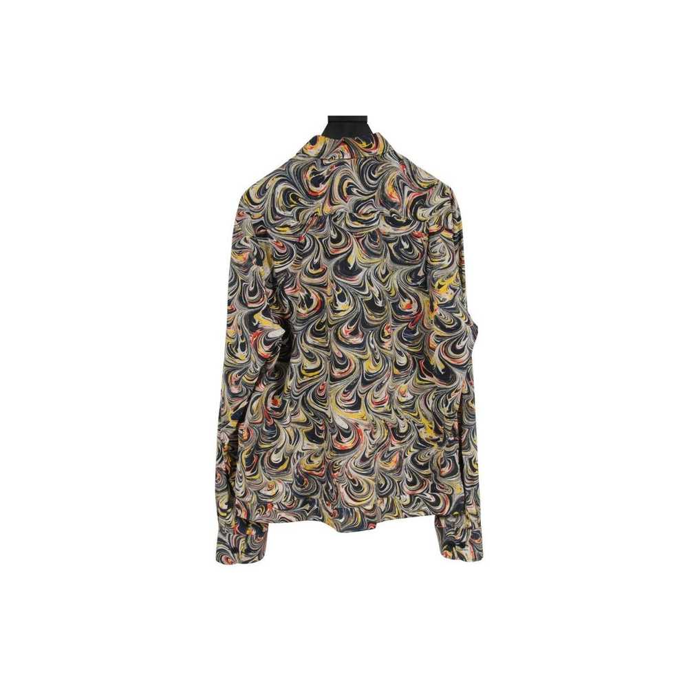 Dries Van Noten Abstract Print Black Tan Mosaic B… - image 2