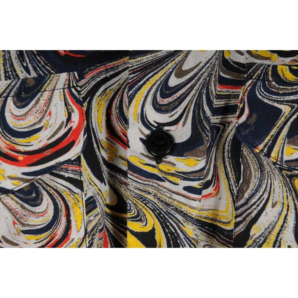 Dries Van Noten Abstract Print Black Tan Mosaic B… - image 4