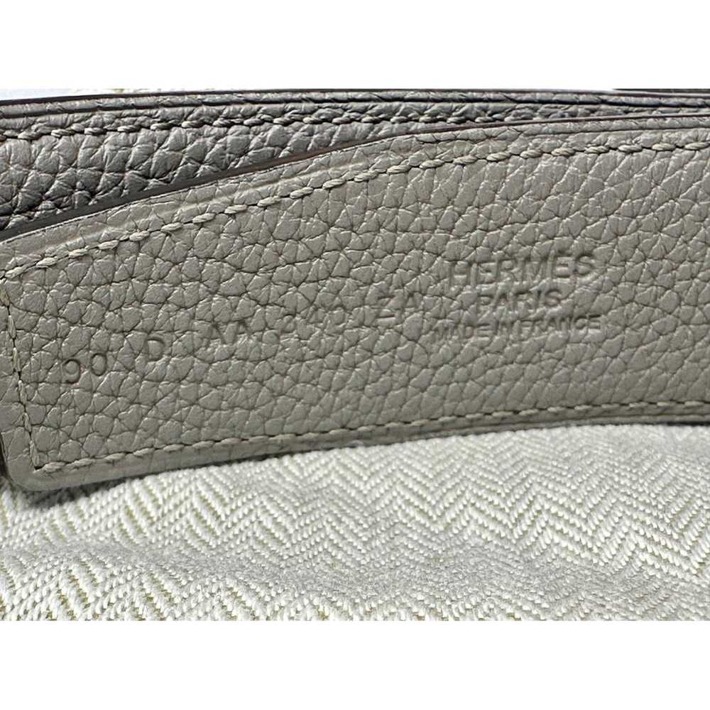 Hermès H leather belt - image 6