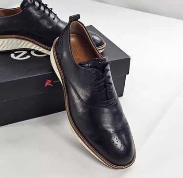 ecco St.1 Hybrid 革靴 レザー GTX 黒 ECCO ST.1 Hybrid メンズ レザーダービーシューズ | ブラック