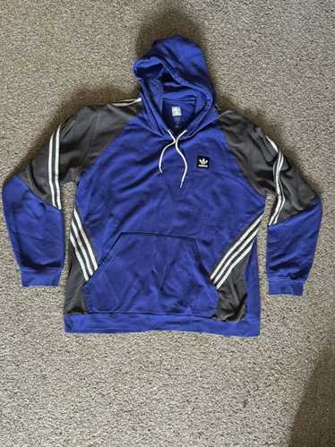 Adidas Adidas Originals Blue and Grey Hoodie