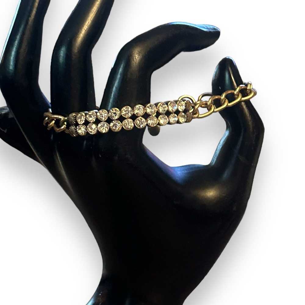 J// J. Crew rhinestone chain bracelet - image 2