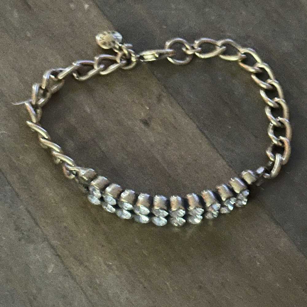 J// J. Crew rhinestone chain bracelet - image 6