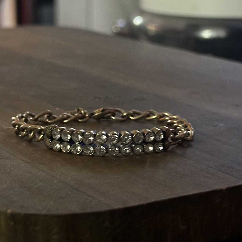 J// J. Crew rhinestone chain bracelet - image 7