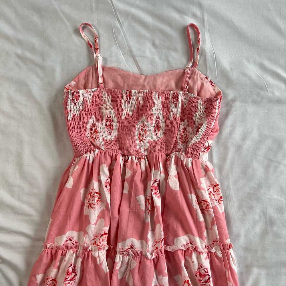 Other Women's Small Pink Floral Summer Dress Adju… - image 6