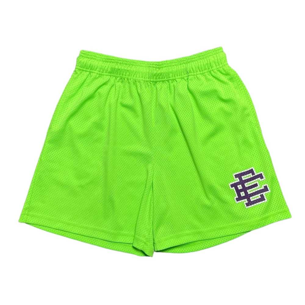 Eric Emanuel EE Basic Shorts Bright Green Purple - image 1