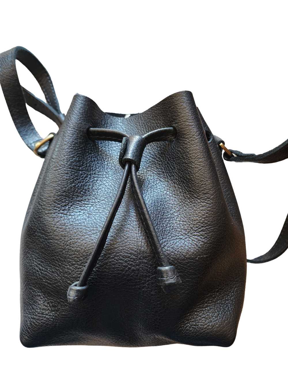 Portland Leather Bucket Bag - image 1