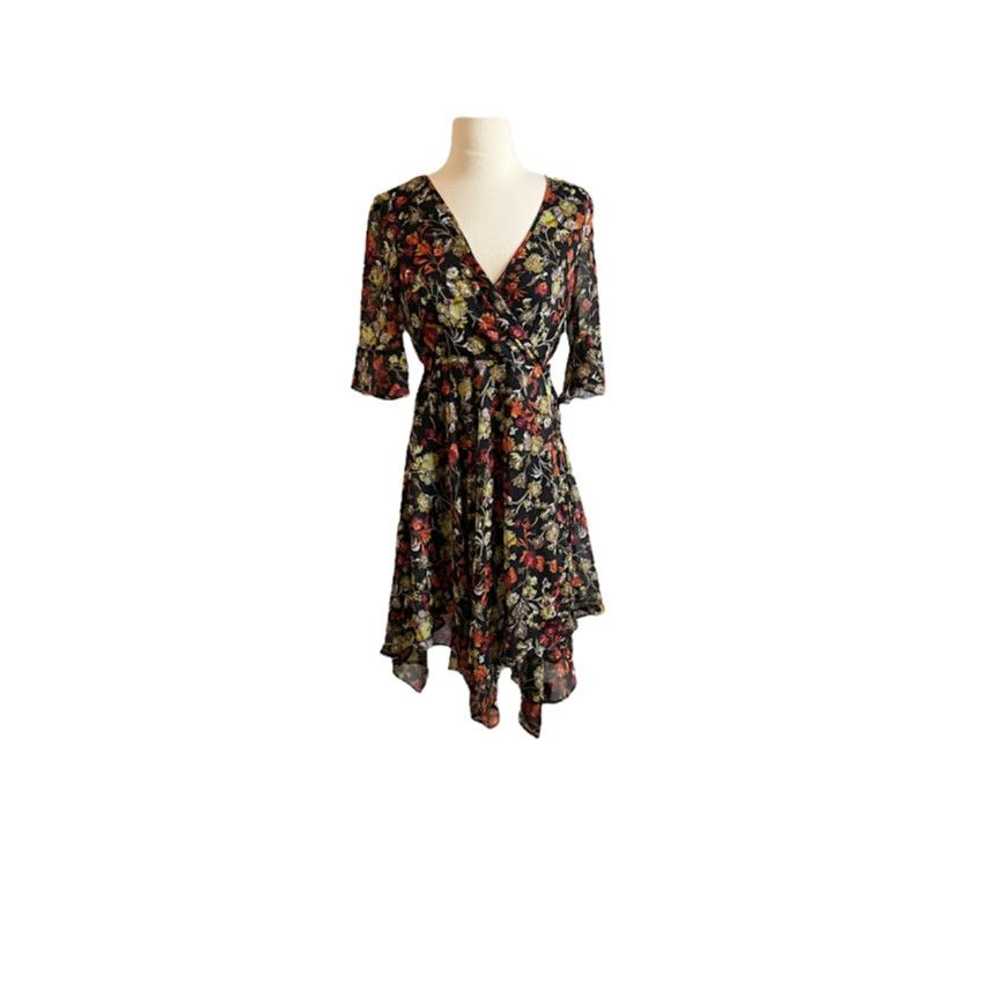 Target Basics Xhilaration | Floral Faux Wrap Dres… - image 1